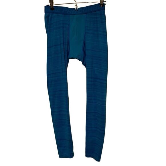 Nike Pro Combat Size Large Blue Compression Pants - Picture 1 of 8
